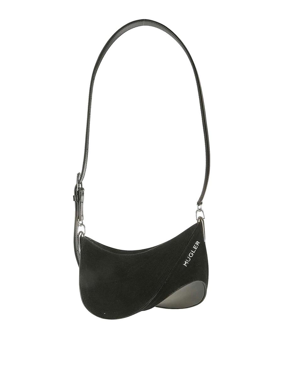 Mugler Sac Porté Épaule - Noir