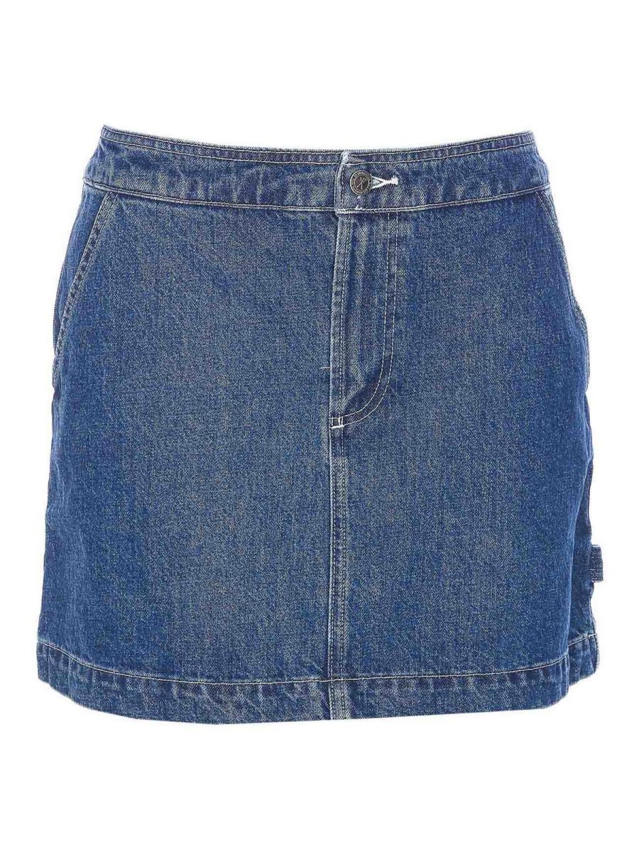 A. P.C. Jupe Midi - Bleu