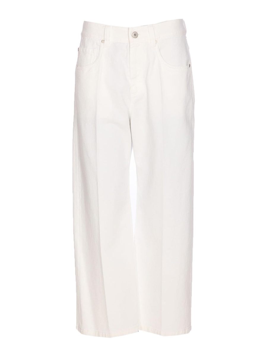 Brunello Cucinelli Jean Bootcut - Blanc
