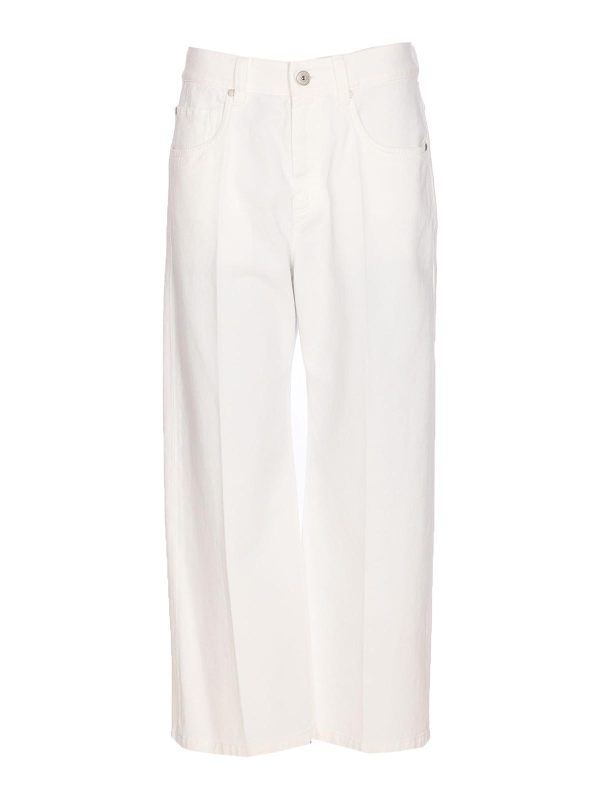 Brunello Cucinelli Jean Bootcut - Blanc