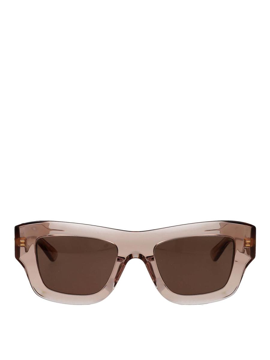Bottega Veneta Lunettes De Soleil - Marron