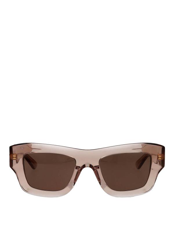 Bottega Veneta Lunettes De Soleil - Marron