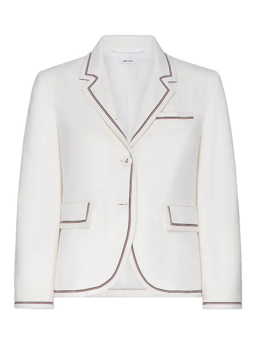 Thom Browne Veste Casual - Blanc