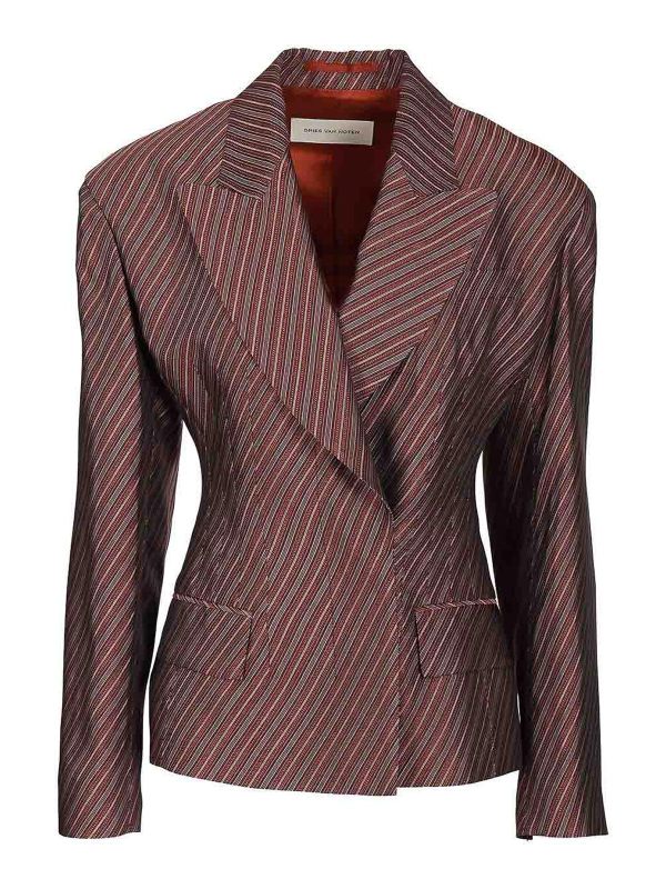 Dries Van Noten Blazer - Rouge Brun