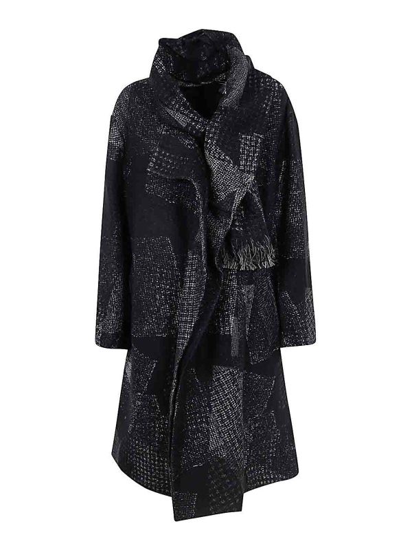 Y'S Manteau Court - Noir