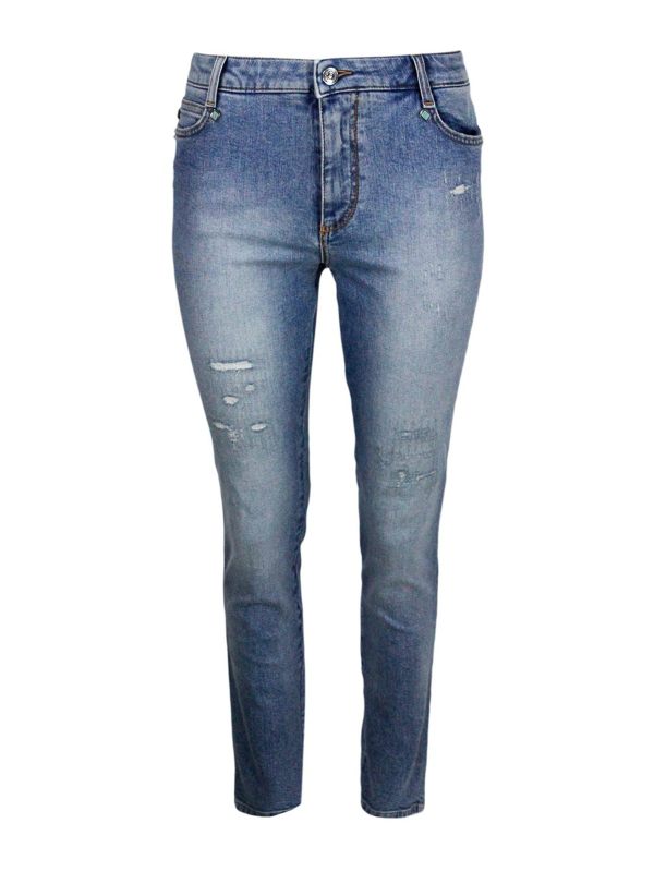 Ermanno Scervino Jean Droit - Délavé