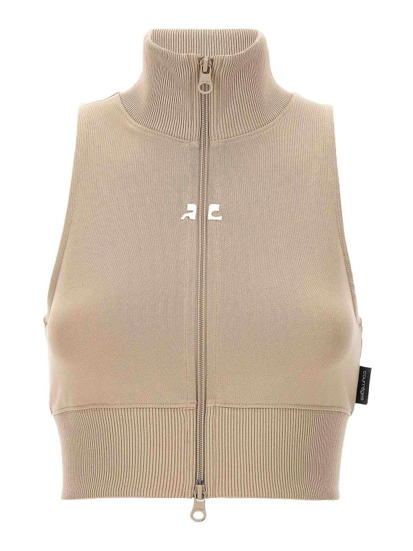 Courreges Gilet - Beige