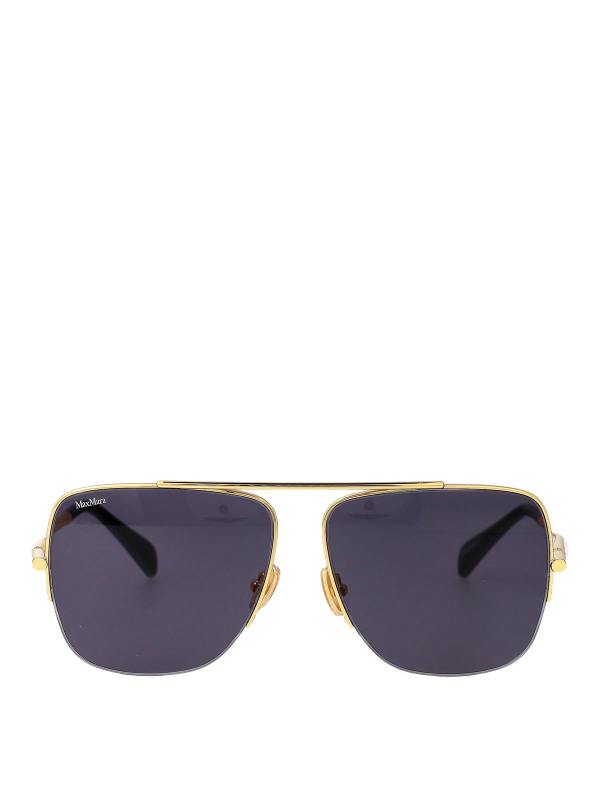 Max Mara Lunettes De Soleil - Bleu