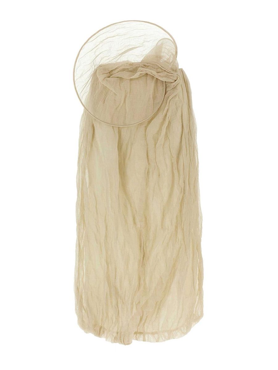 Magda Butrym Jupe Midi - Beige
