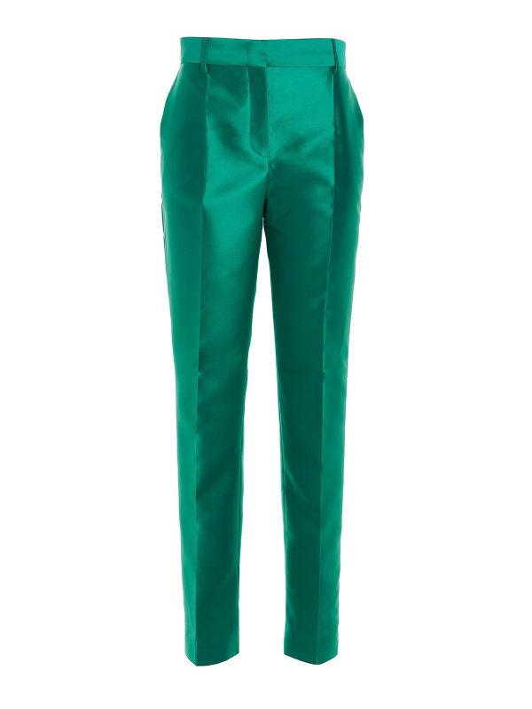 Alberta Ferretti Pantalon Couturier - Vert