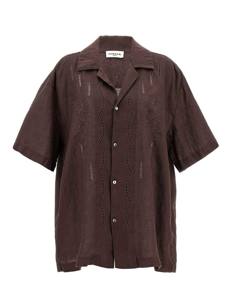 P. A.R. O.S. H. Chemise - Marron