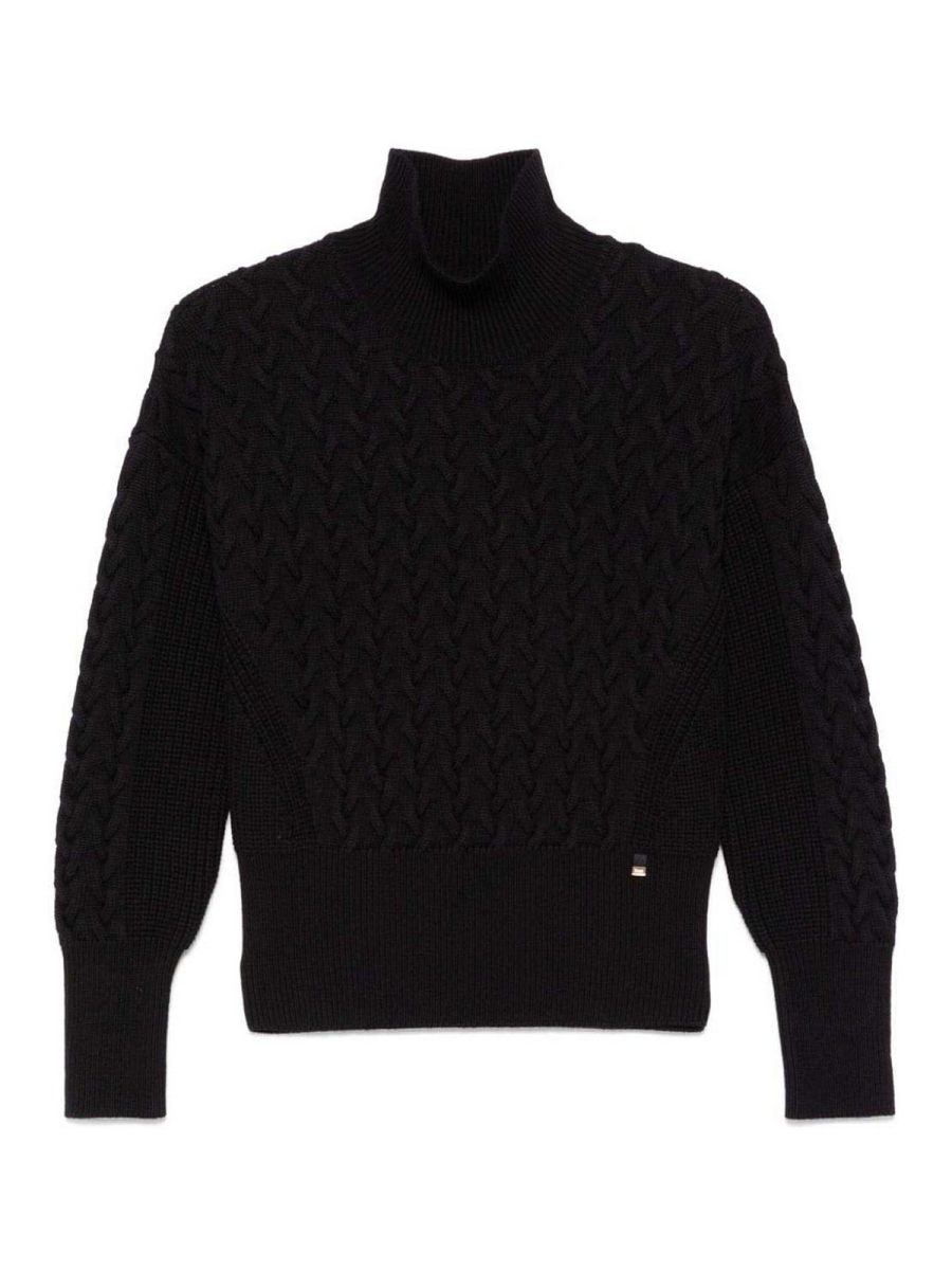 Herno Pull Col Rond - Noir