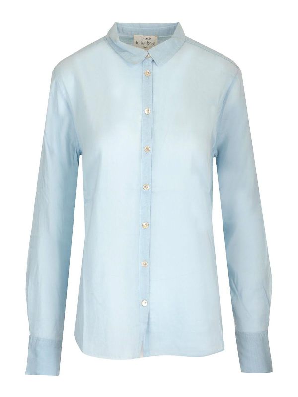 Forte Forte Chemise - Bleu Clair
