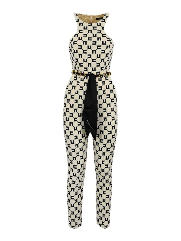 Elisabetta Franchi Combinaison - Blanc