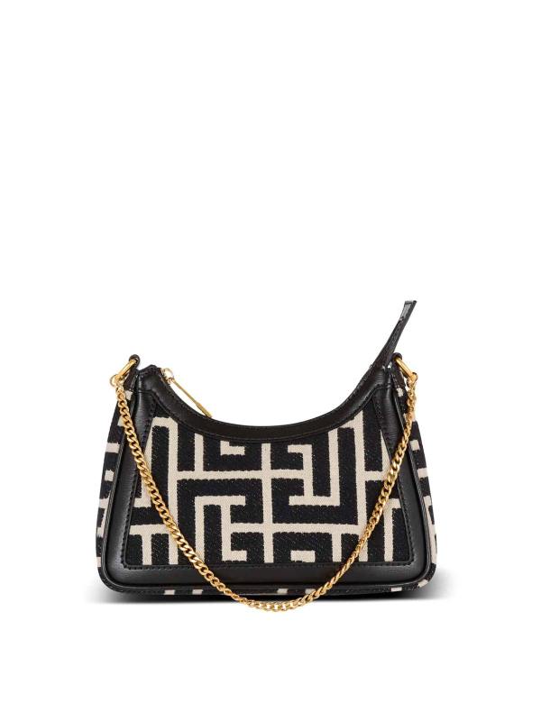 Balmain Sac Porté Épaule - Noir