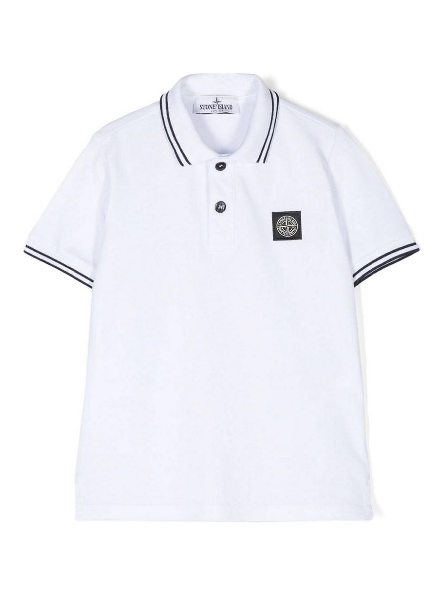 Stone Island Junior Polo - Blanc