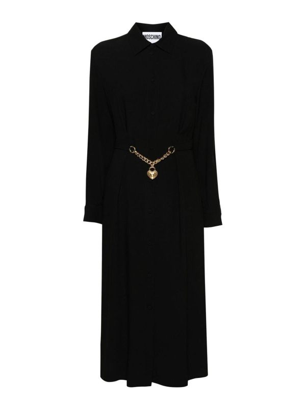 Moschino Maxi Robe - Noir