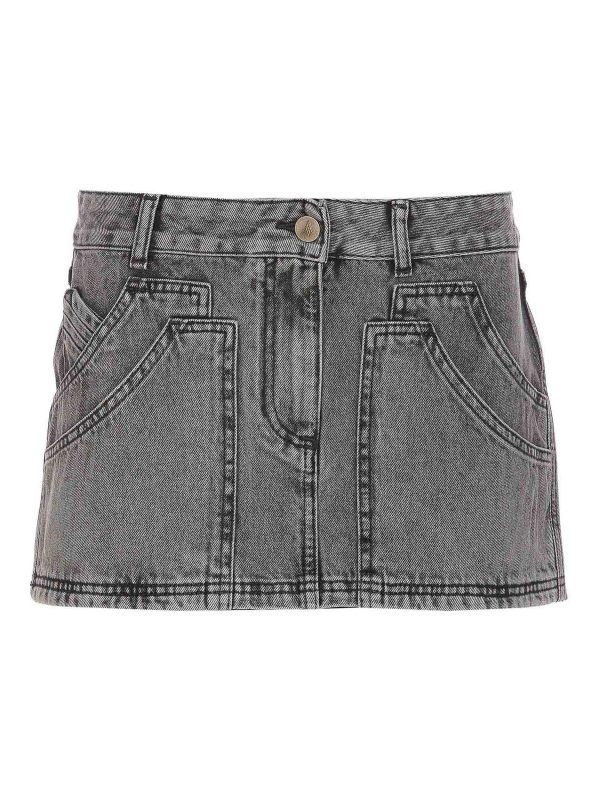 The Attico Mini Jupe - Noir
