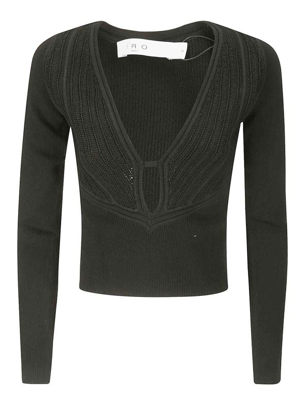 Iro Pull Col Bateau - Noir