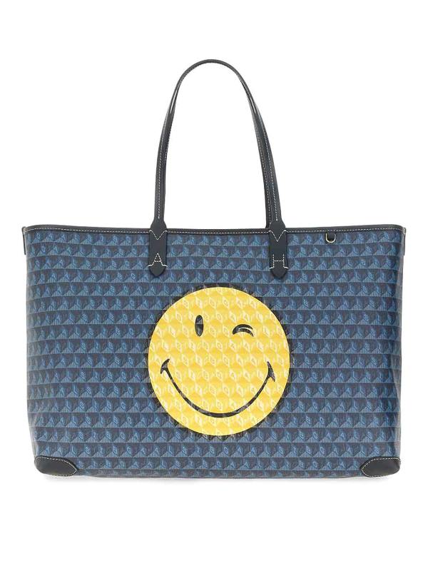 Anya Hindmarch Sac Cabas - Bleu