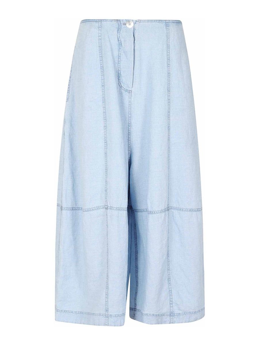 Gilda Midani Pantalons Décontractés - Bleu Clair