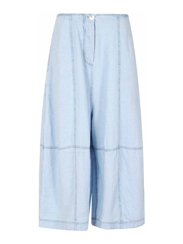 Gilda Midani Pantalons Décontractés - Bleu Clair