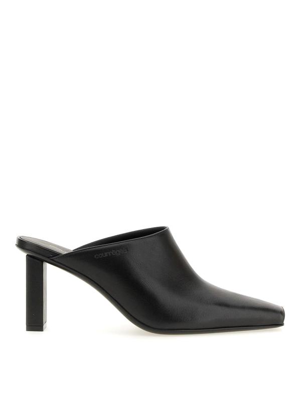 Courreges Mules - Noir