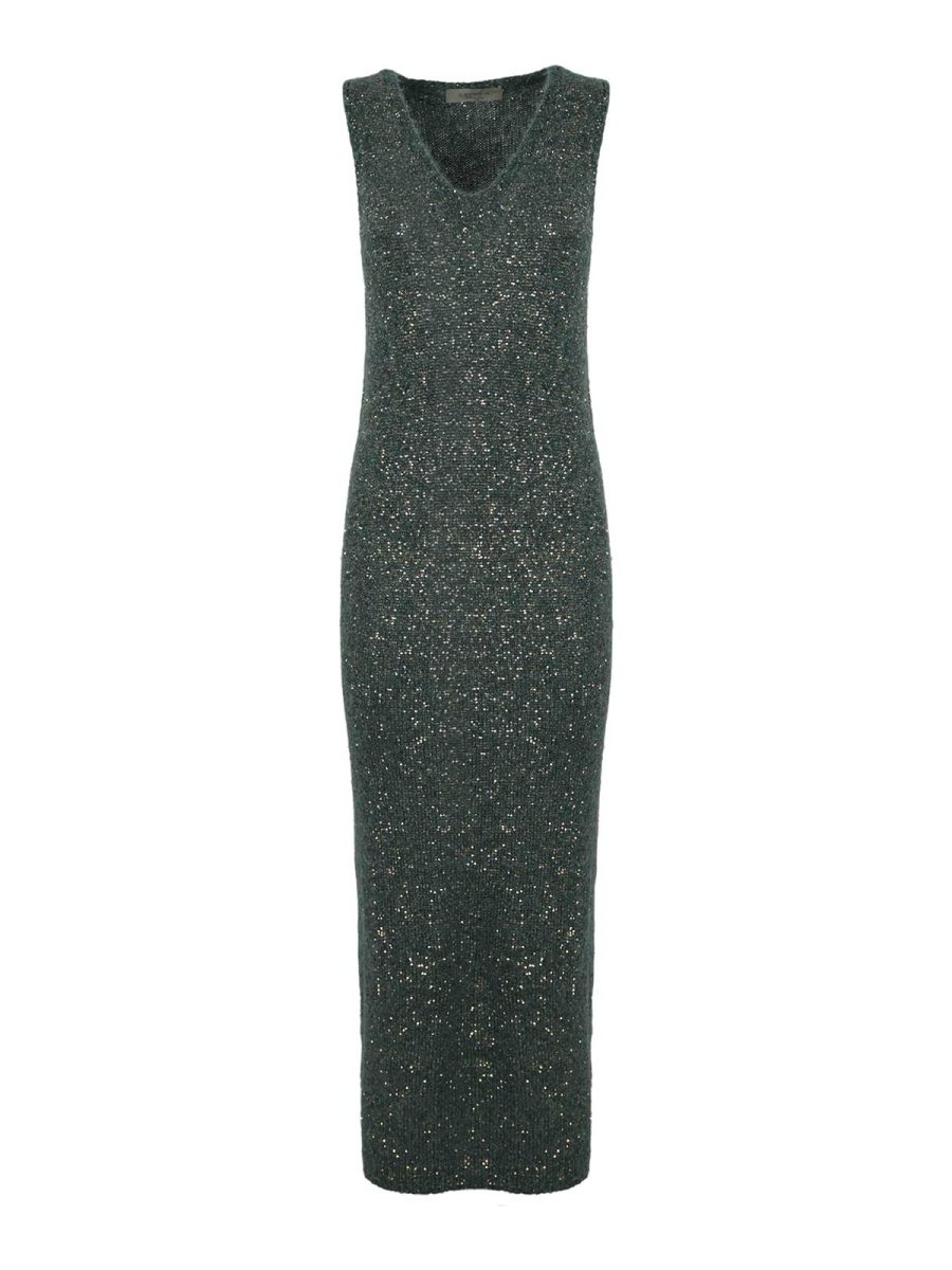 D. Exterior Robe Au Genou - Noir