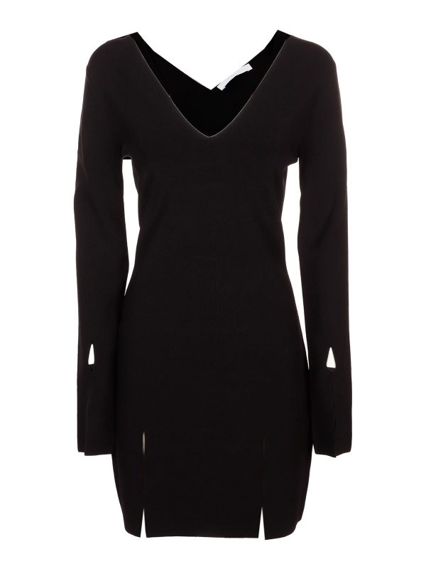 Helmut Lang Robe Courte - Noir