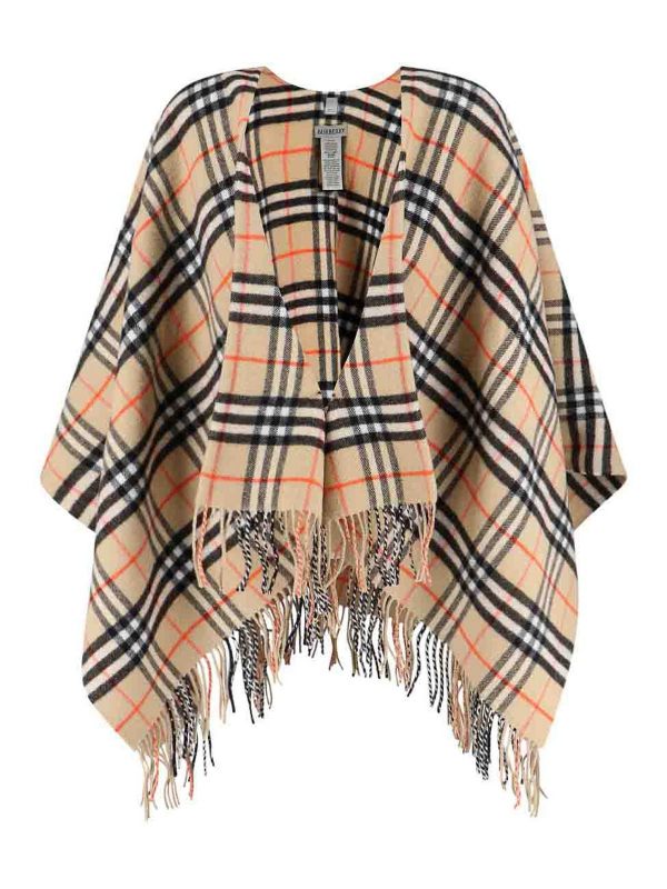 Burberry Manteau Au Genou - Beig