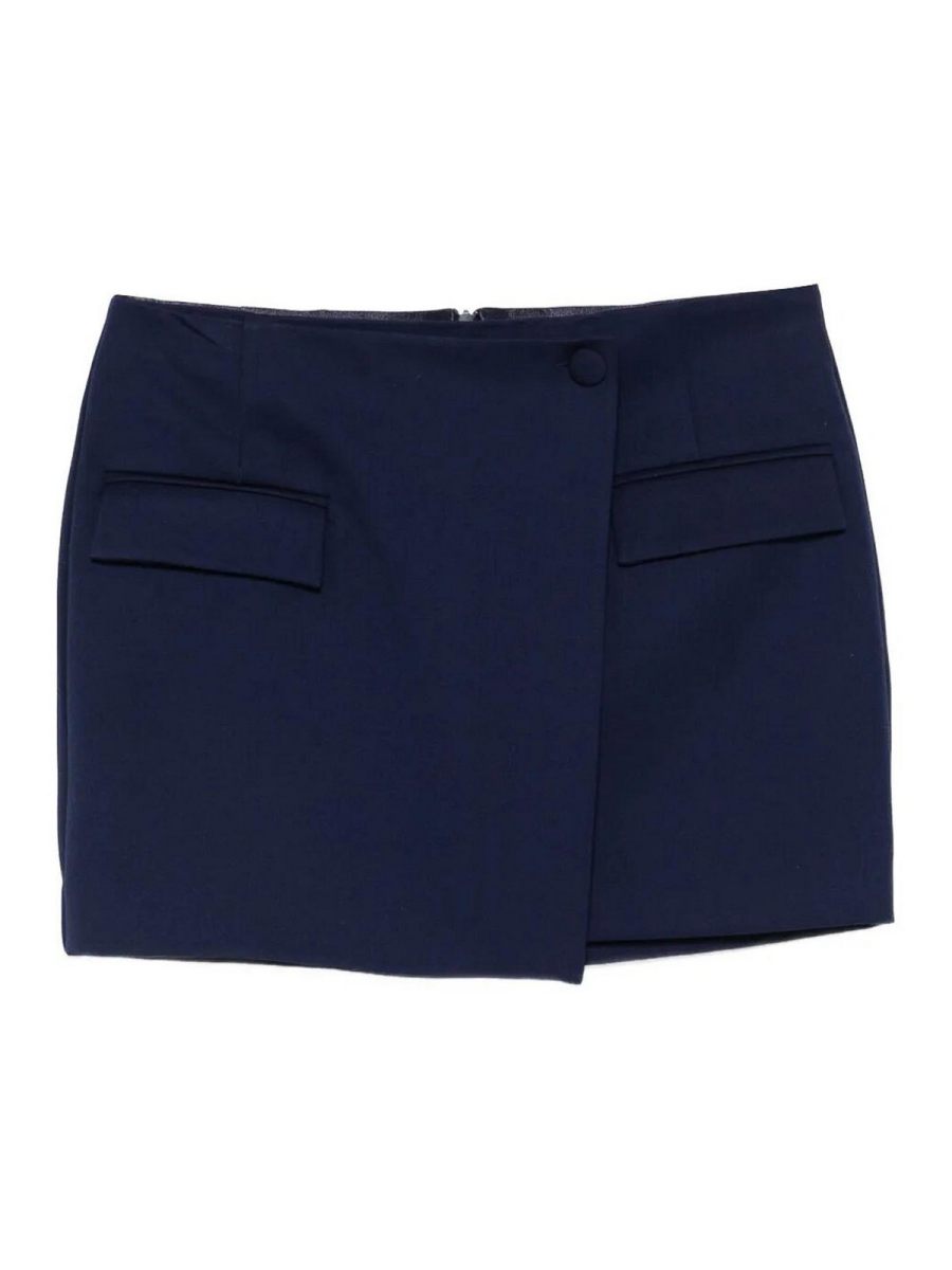Patrizia Pepe Jupe Midi - Bleu