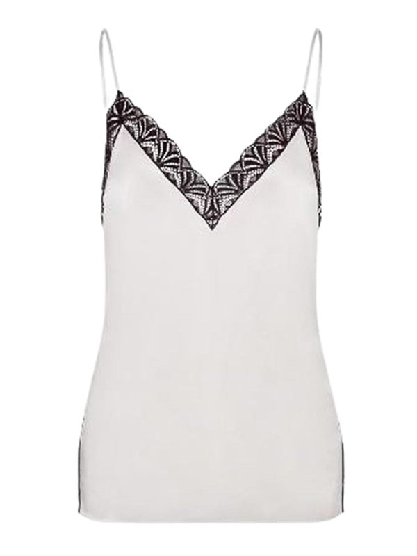 Alberta Ferretti Top - Blanc