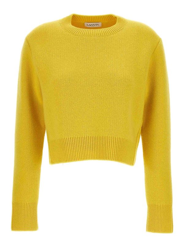 Lanvin Pull Col Rond - Jaune