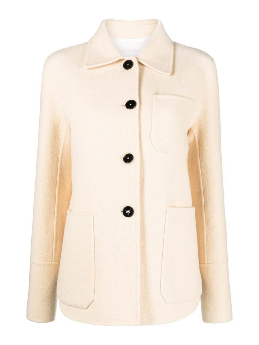 Jil Sander Manteau Court - Crème