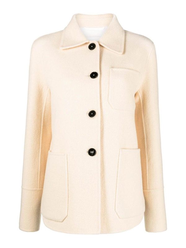 Jil Sander Manteau Court - Crème