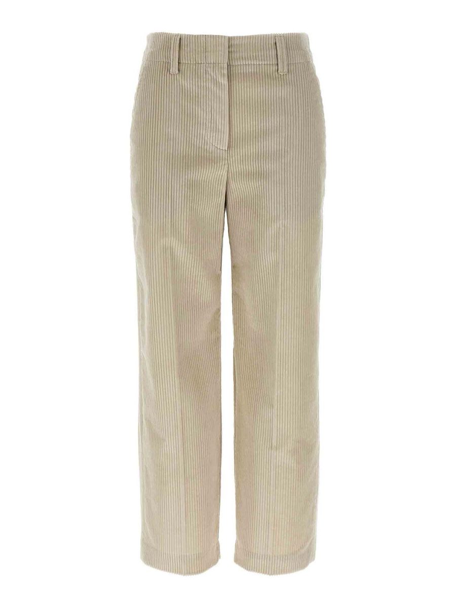 Brunello Cucinelli Pantalons Décontractés - Beige
