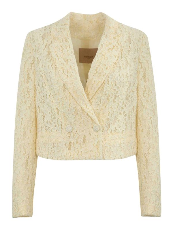 Twinset Veste Casual - Crème