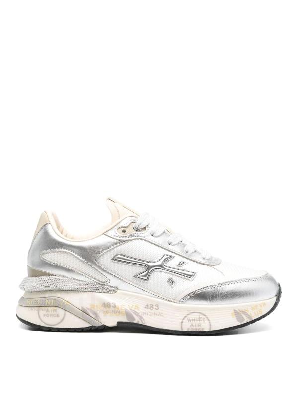 Premiata Chaussures À Lacets - Argent