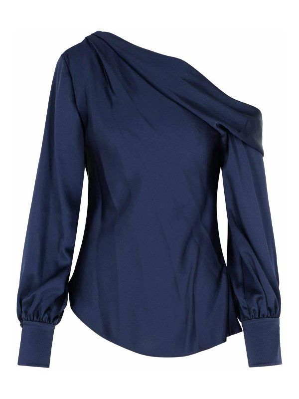 Jonathan Simkhai Blouse - Bleu Foncé
