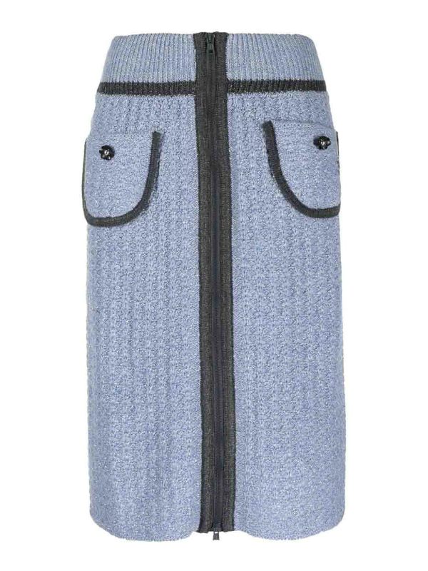 Cormio Jupe Midi - Bleu