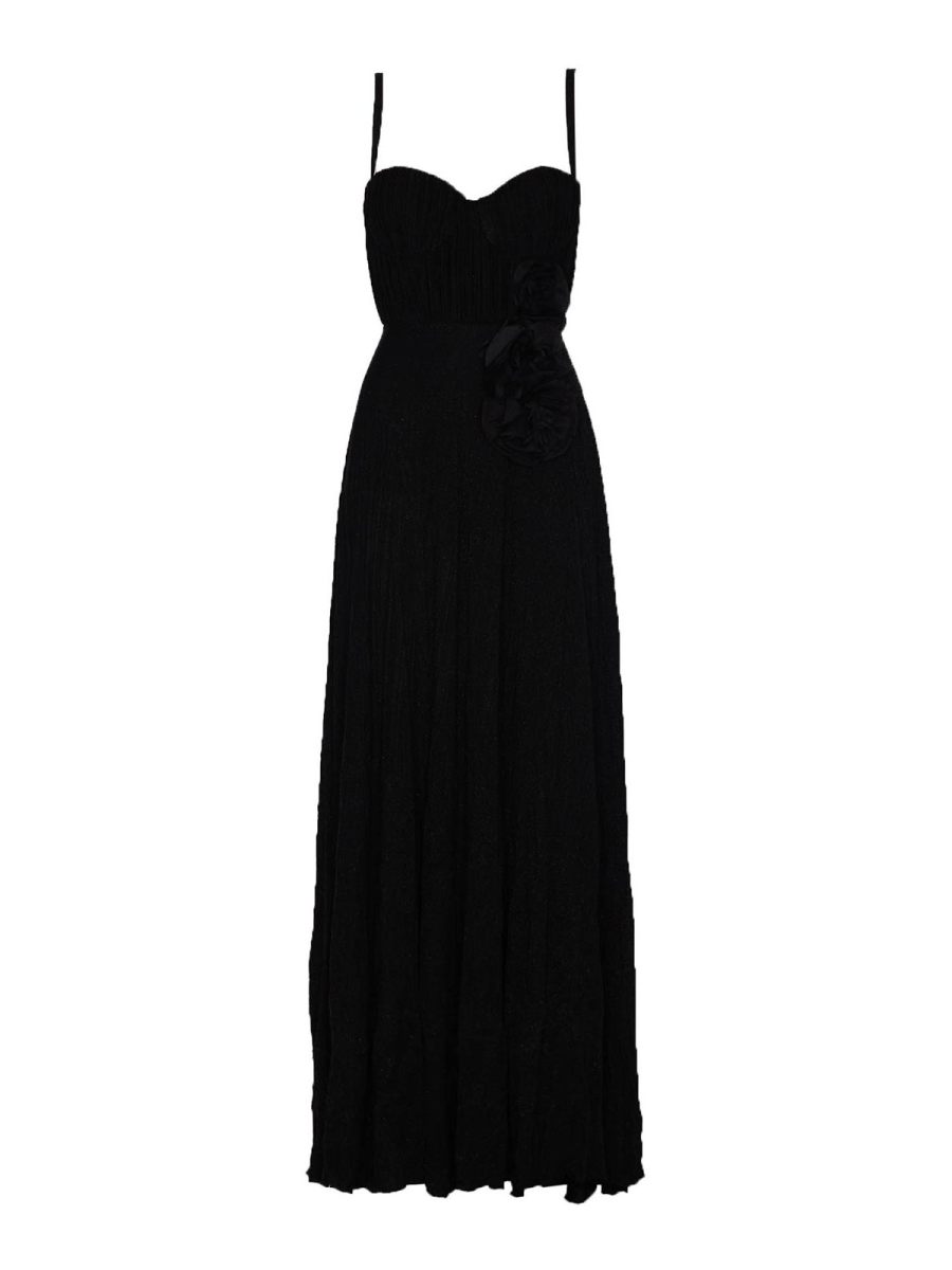 Elisabetta Franchi Robe Au Genou - Noir