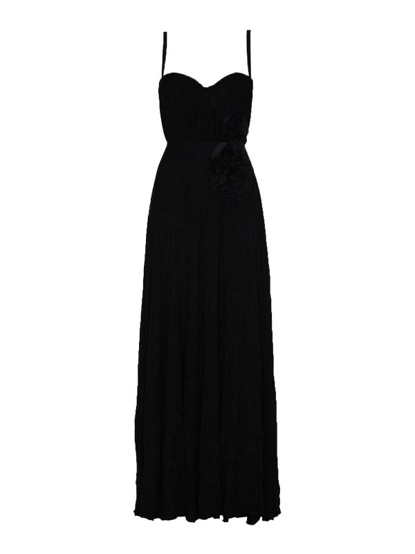 Elisabetta Franchi Robe Au Genou - Noir