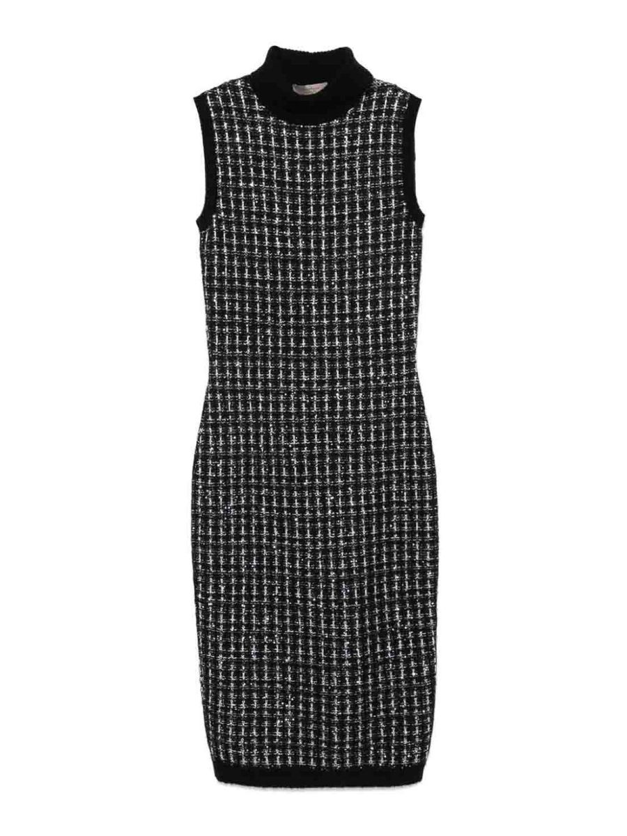 D. Exterior Robe Au Genou - Noir