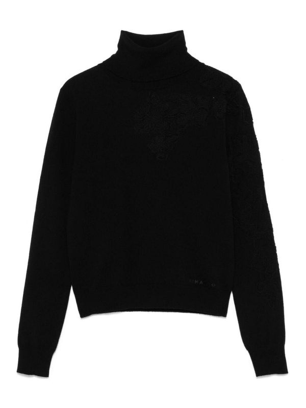 Ermanno Firenze Pull Col Bateau - Noir