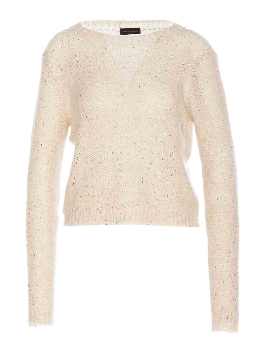 Roberto Collina Pull Col Rond - Beige