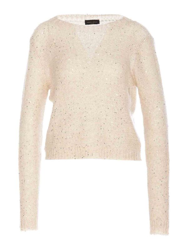 Roberto Collina Pull Col Rond - Beige