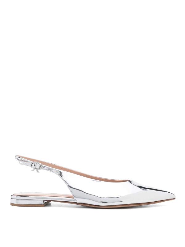 Gianvito Rossi Ballerines - Argent