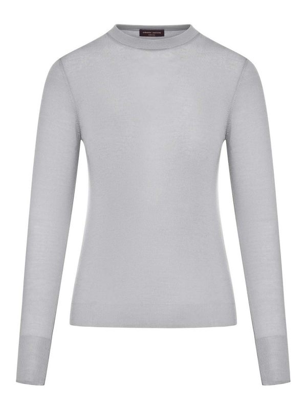 Roberto Collina Pull Col Rond - Gris