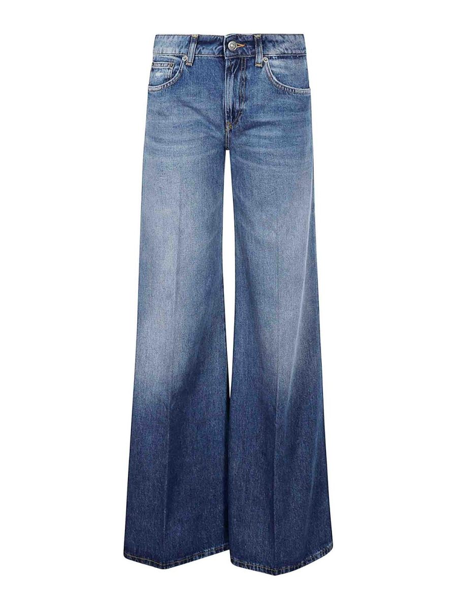 Dondup Jean Droit - Bleu