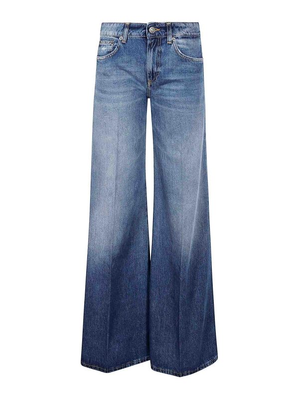 Dondup Jean Droit - Bleu